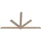 Ekena Millwork Kennewick Smooth Timber Gable Bracket, Douglas Fir, 108"W x 58"H x 1 1/2"D x 5 1/2"F, 13/12 Pitch GBW108X58X0206KEN00SDF - alternate 5